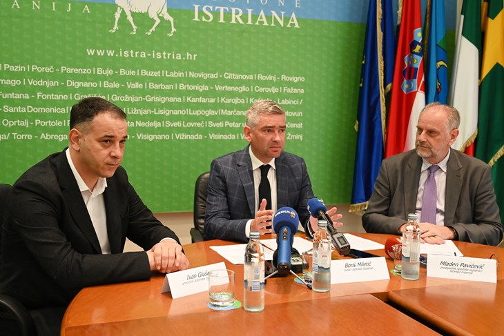 Ivan Glušac, Boris Miletić i Mladen Pavičević